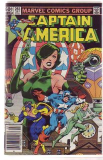 Captain America 283 Marvel Comics FN