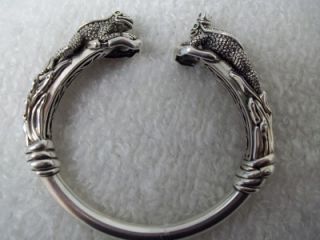 barry cord sterling toad hinged cuff size 7 8