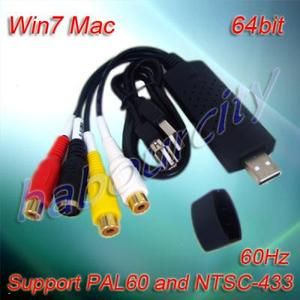 Save to HD Xbox 360 PS3 Wii Grabber USB Capture Card