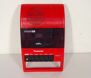   Mod Panasonic RQ 44A Portable Cassette Tape Player Recorder Red