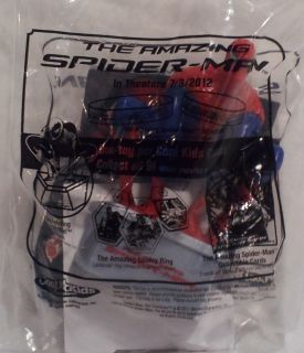 The Amazing Spider Man Carls Jr 2012 Kids Toy Figure in SEALED 