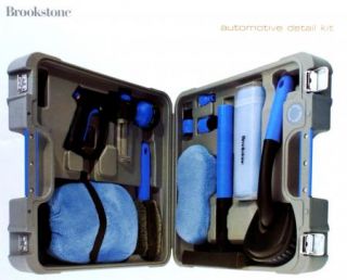 New Brookstone Automotive Detail Car Kit w Case 4020