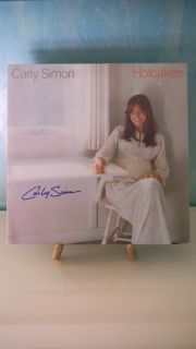 Carly Simon Autographed Hand Signed in Person Album Hotcakes 1974 