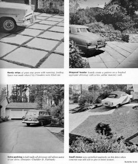 1964 Book Garages Carports Parking Driveways Remodel Mid Century 