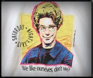 Vtg Saturday Night Live SNL Carvey T Shirt Church Lady