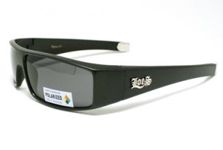 Polarized Lens Locs Mens Gangster Style Sunglasses Black