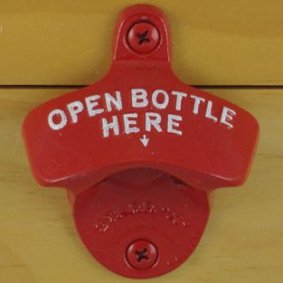   Here Combo Wall Mount Bottle Opener and Plastic Cap Catcher Set