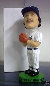 Catfish Hunter New York Yankees Hall of Fame 2003 Bobble Bobblehead 