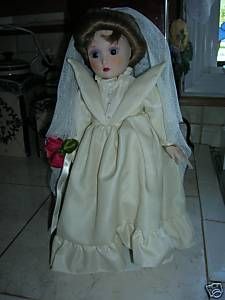 NIB Danbury Mint Catherine  A Gibson Bride Doll