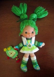 1983 10 Rainbow Brite Patty OGreen Doll with Lucky Sprite Original 