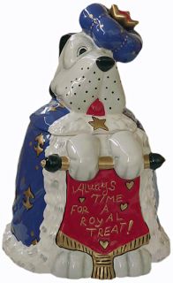 Silvestri Royal Hound Dog Cookie Jar by Karen Rossi