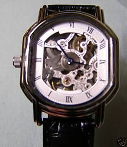 Franklin Mint Carl Faberge Skeleton Watch Movement