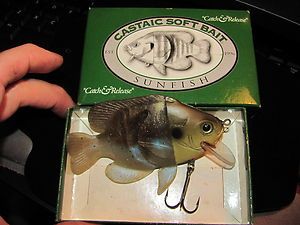 CASTAIC SOFT BAIT SUNFISH WITH BOX CATCH AND RELEASE REALISTIC LOOKING