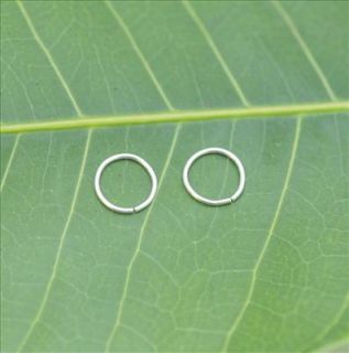 Small Silver Hoop Earrings Cartilage/Endless/catchless/tragus/helix 