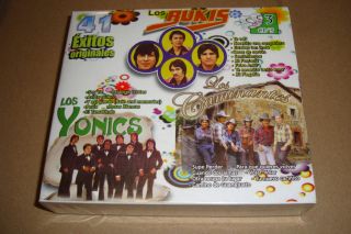 Los Bukis Los Yonics Los Caminantes 41 Exitos Originales CD New Nuevo 
