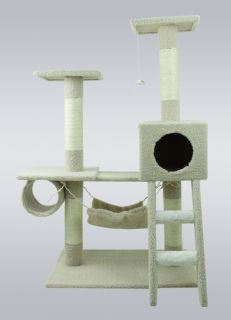 New Cat Tree 47 Kitten Play Condo Furniture Scratching Post Pet House 