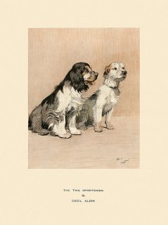 Cecil Aldin The Two Sportsmen Dogs Print See Our Shop