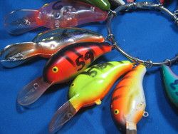 Bomber Salesman Lure and Sample Color Ring 16 Lures