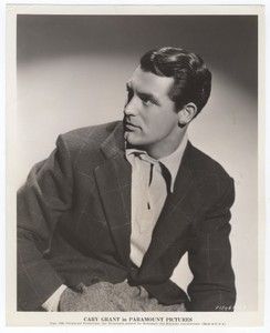 Cary Grant 1936 Vintage Hollywood Portrait Suave Profile
