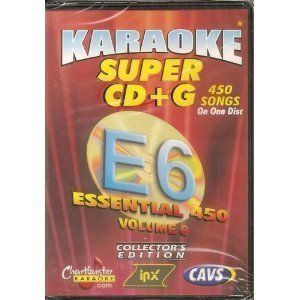    Essential 450 VOL 6 SUPER CD G SCDG KARAOKE DISC For CAVS Players