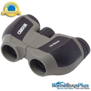 Carson JD 718 Miniscout TM 7 x 18mm Compact Porro Prism Binoculars 