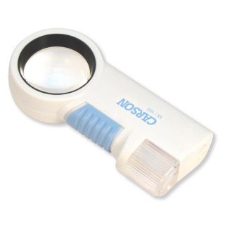 Carson Magniflash LED Magnifier Lamp and Flashlight 5X Magnification 
