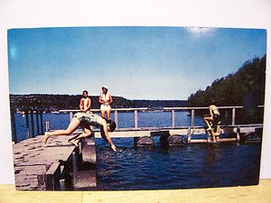 Vintage Postcard, Camp Kachina, Lake Belton, Belton,Texas,Girl Scouts 