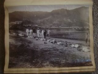 Old China Hong Kong Photograph Navy Military Beheading Album Pictures 