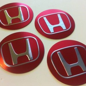 4pcs Center Cap Hub Wheel Emblem Decal Sticker Civic Honda Accord CRV 