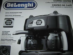   DeLonghi BCO120T Combination Coffee/Espresso Machine Coffee Center