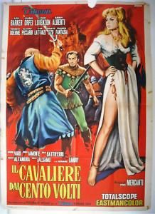 IL Cavaliere Dai Cento Volti Italian Movie Poster 1960