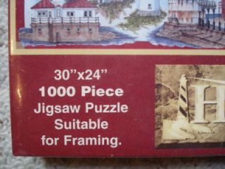 1000 pc lighthouses of the great lakes puzzle
