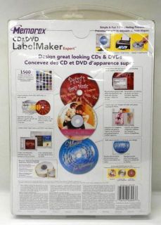 Memorex CD & DVD Label Maker Expert Includes 135 Total Labels