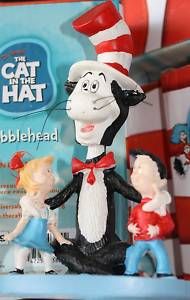 Dr Seuss Cat in the Hat Birthday Party Cake Topper Toy Movie 