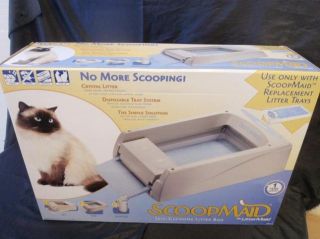   By Littermaid Self Cleaning Crystal Litter Box White/Blue, Multi Cat