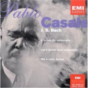 Bach 6 Suites for Solo Cello by Pablo Casals 2 CD EMI Century Great 