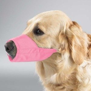 Guardian Gear Fashion Lined Nylon Dog Muzzle Grooming 0 5XL Pink