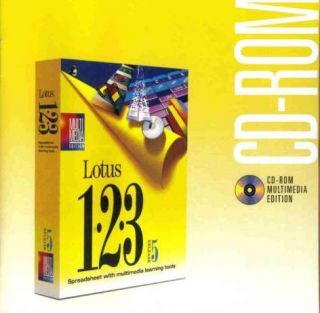 Lotus 123 Release 5 Multimedia Edition PC CD Software