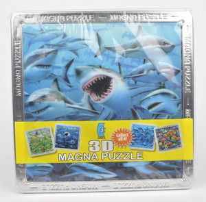 Ceaco 3D Magna Sharks Jigsaw Puzzle