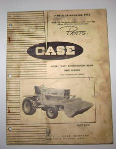 Case 680 Tractor Loader Parts Catalog Manual Book