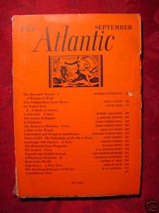 Atlantic September 1932 John T Flynn David Cecil