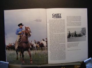 Casey Tibbs Persimmon Hill Magazine 1981