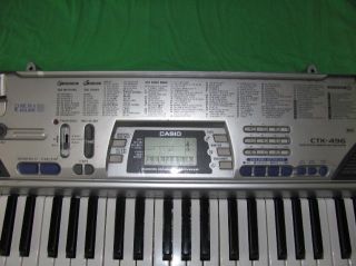 Casio Electric Portable CTK 496 100 Song Bank Keyboard