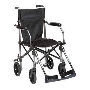   Chair Wheelchair Lightweight Folding Travel Transportation Home Care