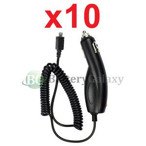 10x New Accessory Micro USB Car Charger for Cell Phone