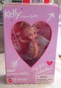 2001 Mattel Kelly Nikki My Lil Valentine Doll Barbie