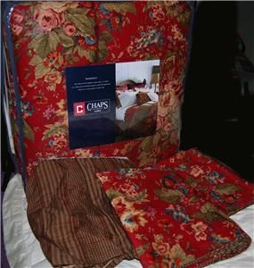 Ralph Lauren Chaps Somerset Queen Comforter Set New 1st