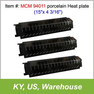 Charbroil Grill Replacement Porcelain Steel Heat Shield 94011 3Pack 