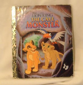   Golden Book Disneys Lion King The Cave Monster 0307302970