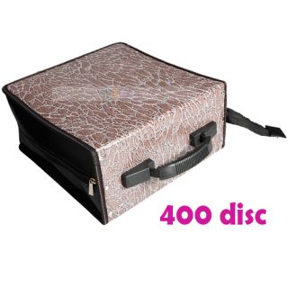   PU Leather 400 Disc CD VCD DVD Music DJ Album Storage Bag Holder Case